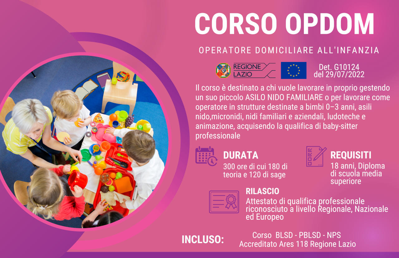 corso operatore domicialre infanzia